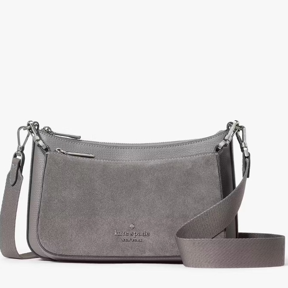 kate spade Handbags - Kate Spade Gray Duet Crossbody Bag